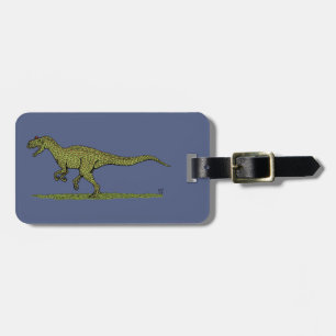 Jurassic Dinosaur Allosaurus Luggage Tag