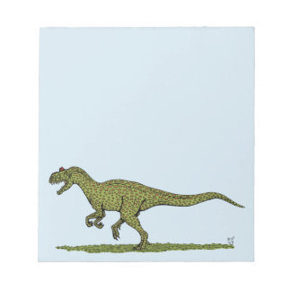 Jurassic Dinosaur Allosaurus Notepad