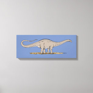 Jurassic Dinosaur Apatosaurus Canvas Print