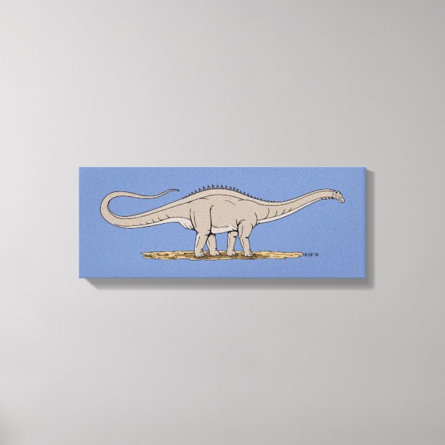 Jurassic Dinosaur Apatosaurus Canvas Print (Front)