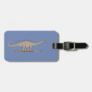 Jurassic Dinosaur Apatosaurus Luggage Tag