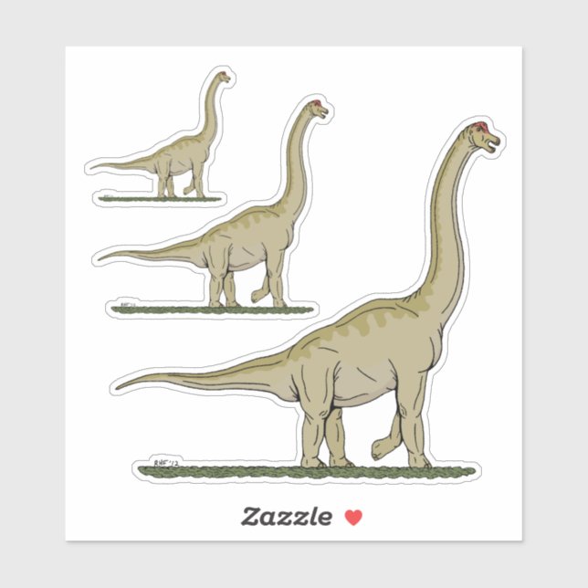 Jurassic Dinosaur Brachiosaurus (Sheet)
