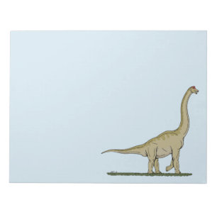 Jurassic Dinosaur Brachiosaurus Notepad