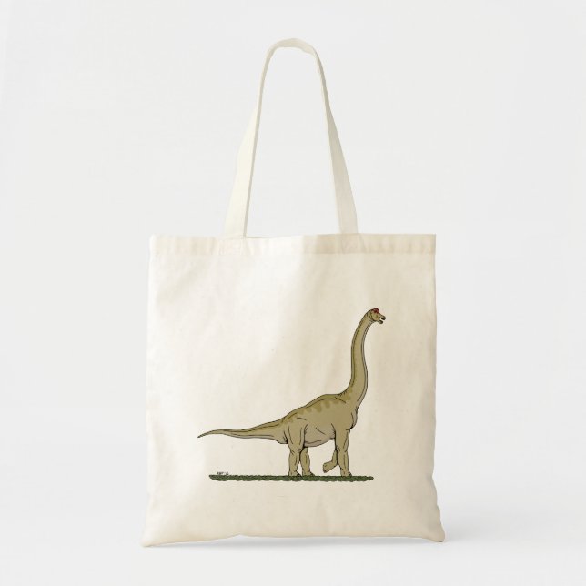 Jurassic Dinosaur Brachiosaurus Tote Bag (Front)
