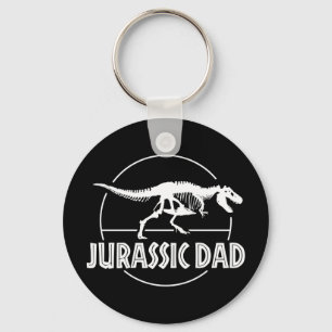 Jurassic Dinosaur Dad Keychain