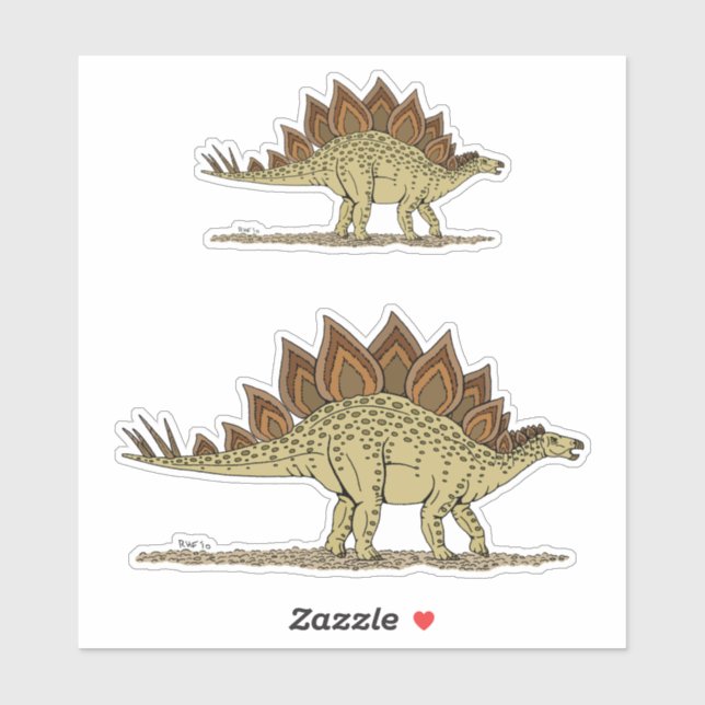 Jurassic Dinosaur Stegosaurus (Sheet)