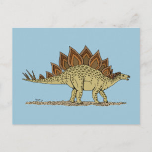 Jurassic Dinosaur Stegosaurus Postcard