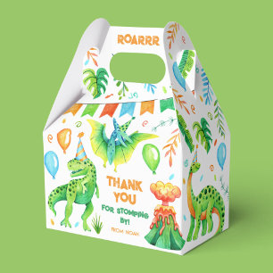 Jurassic Dinosaurs Boy's Birthday Dino Party Favor Box