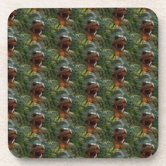 jurassic dinosaurs coaster (Front)