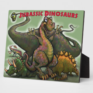 Jurassic Dinosaurs Plaque