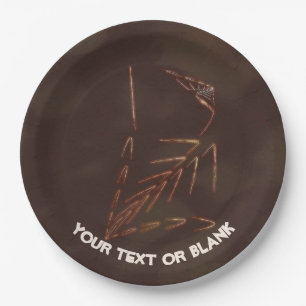 Jurassic Fossil Paper Plate