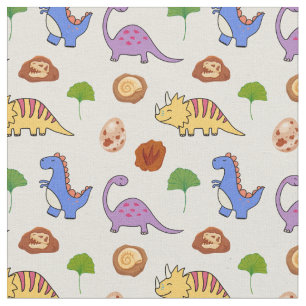 Jurassic Joy Dinosaurs Fabric