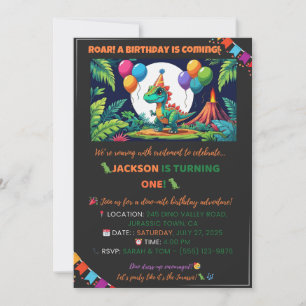 Jurassic Jungle Invitation - modifiable