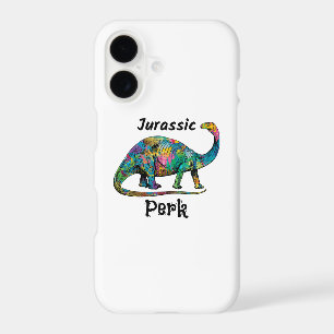 Jurassic Perk Dinosaure Coloré Blanc