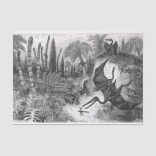 Jurassic Pterodactyls Tissue Paper