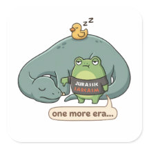 Jurassic Sarcasm Funny Die-Cut Sticker