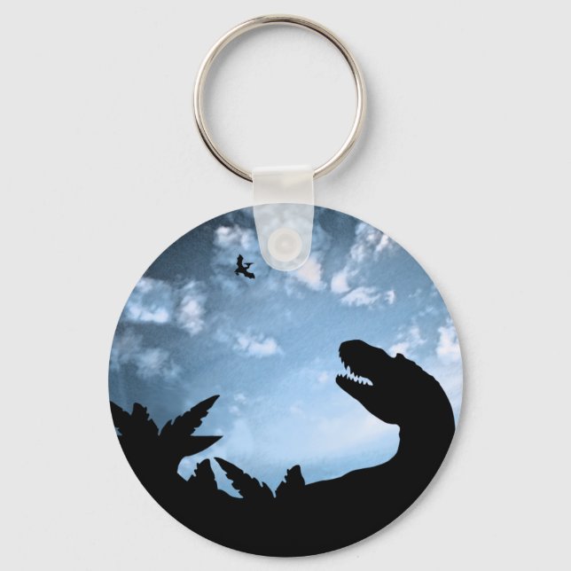 Jurassic Sky Keychain (Front)