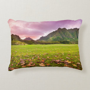 Jurassic Sunset Decorative Pillow