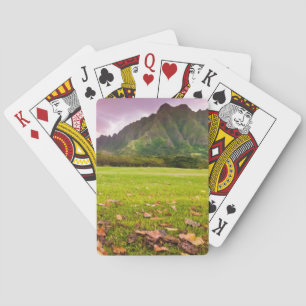 Jurassic Sunset Playing Cards