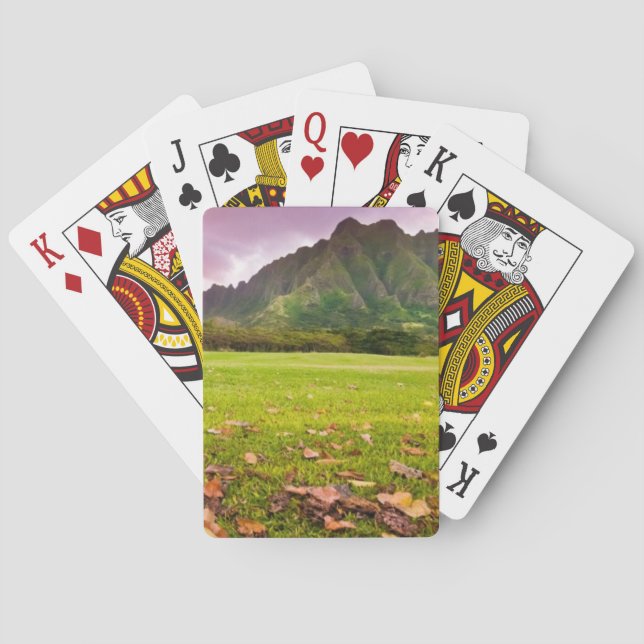 Jurassic Sunset Playing Cards (Back)