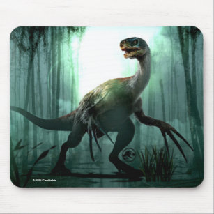 Jurassic World   Therizinosaurus in Forest Mouse Pad