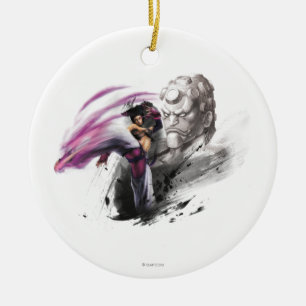 Juri Vs. Hakan Ceramic Ornament