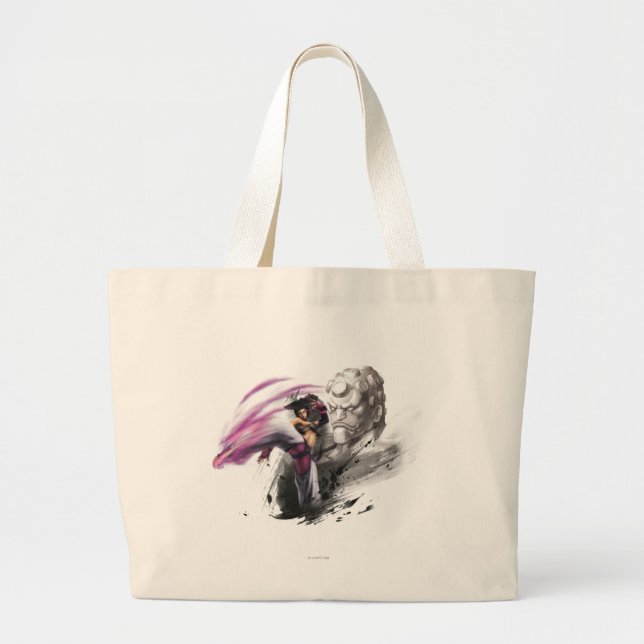 Juri Vs. Hakan Large Tote Bag (Front)