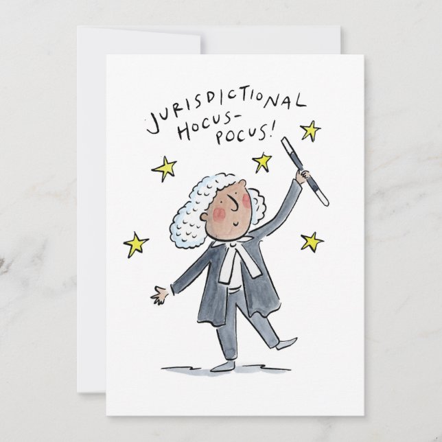 Jurisdictional Hocus Pocus Invitation (Front)