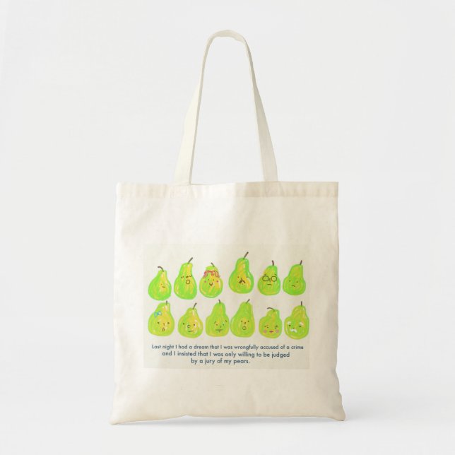 Jury de mon Sac fourre-tout des poires (Devant)