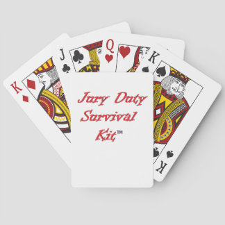 Jury Duty playing cards