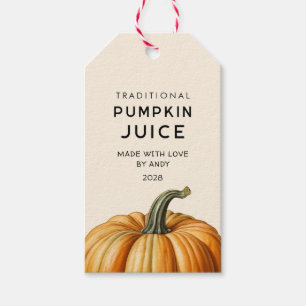 Jus citrouille traditionnel Jus Étiquettes