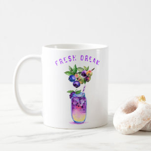 Jus de bleuets Cool Boire du café Mug