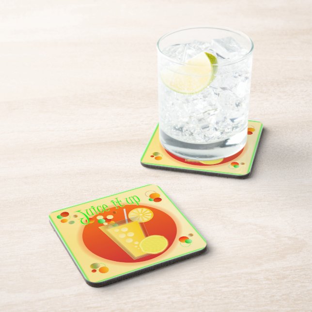 Jus sur le Dessous de verre à cocktails (Côté Droit)