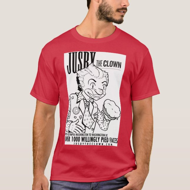 Jusby the Clown Basic Dark T-Shirt (Front)