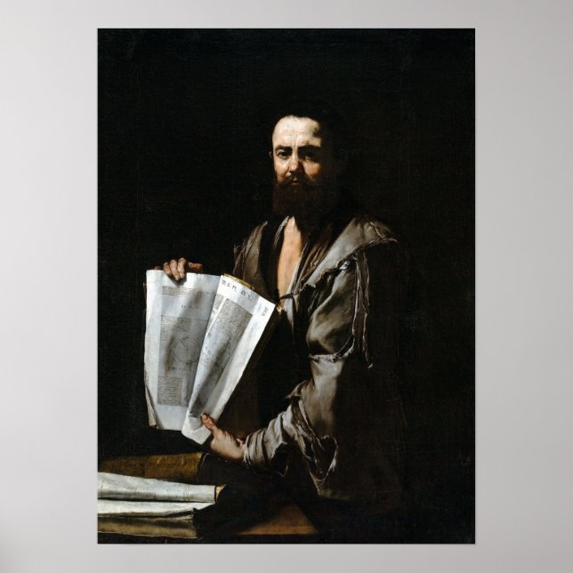 Jusepe de Ribera Euclid Poster (Front)
