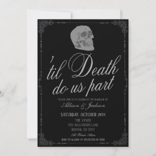 Jusqu'à ce que la mort nous sépare Faire-part de m