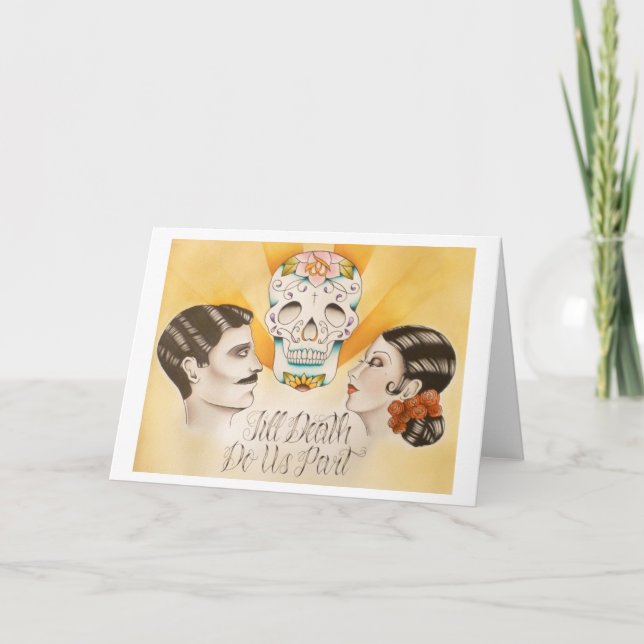 "Jusqu'à ce que la mort nous sépare" Invitations d (Devant)