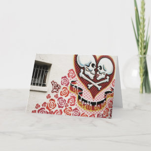 Jusqu'à la carte de Valentines de la mort