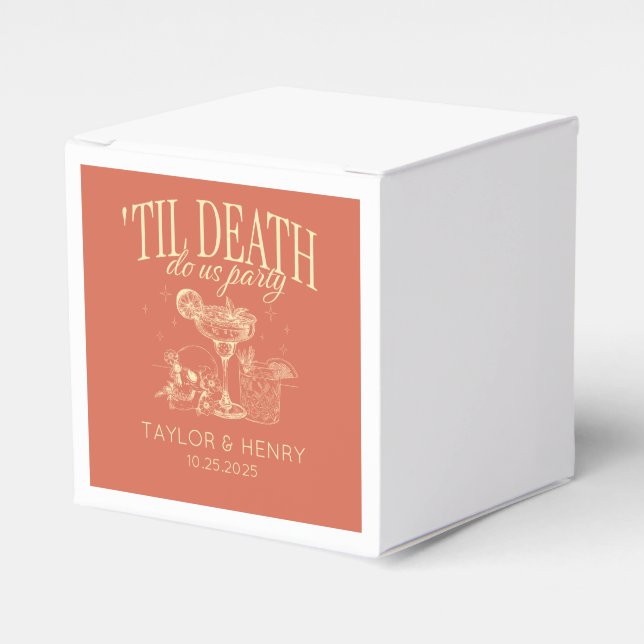Jusqu'à la mort Fêtons-nous Ballotins de mariage p (Verso)