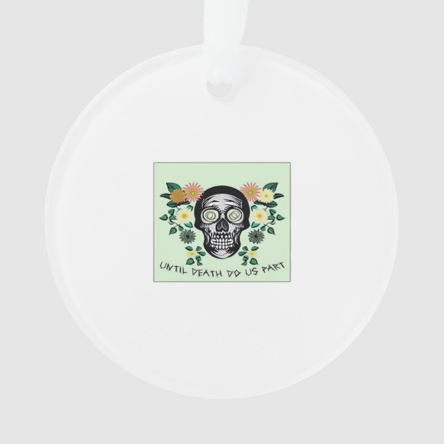 Jusqu'À La Mort Nous Part, Crâne Avec Fleurs Class (devant)