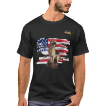 Just4GSD German Shepherd guarding the USA flag