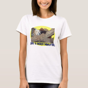Just 5 More Minutes...Sleeping Red Panda T-Shirt