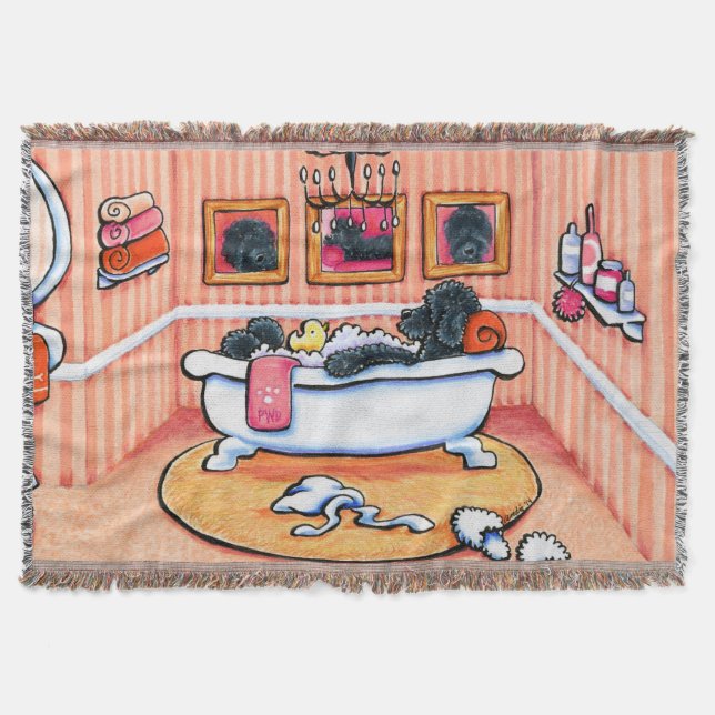 Just 5 More Minutes Throw Blanket (Front)