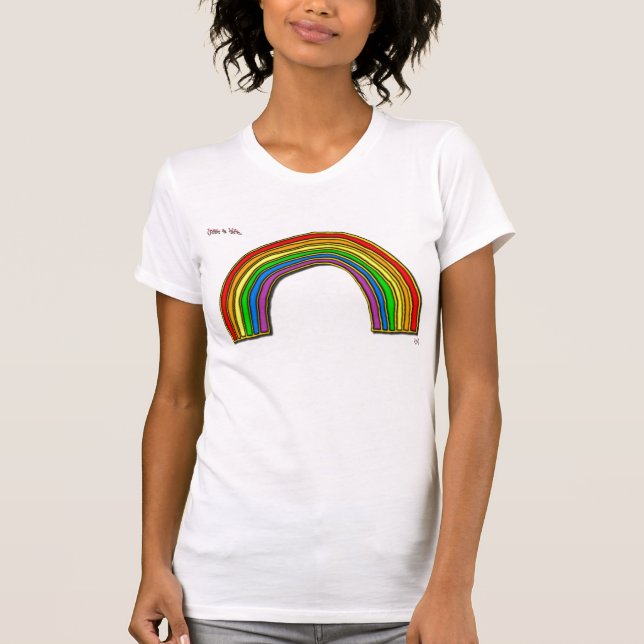 Just a bit... rainbow singlet T-Shirt (Front)