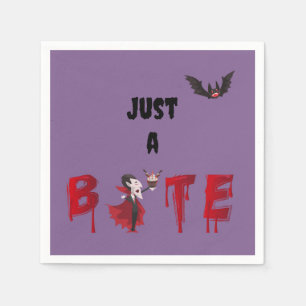 Just A Bite Vampire Cocktail Napkins