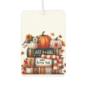 Just a Bookish Girl Who Loves Fall Air Freshener