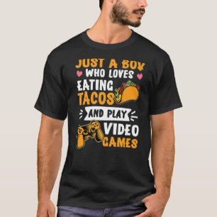 Just a Boy Gaming Taco Gamer Taco  Viva México T-Shirt