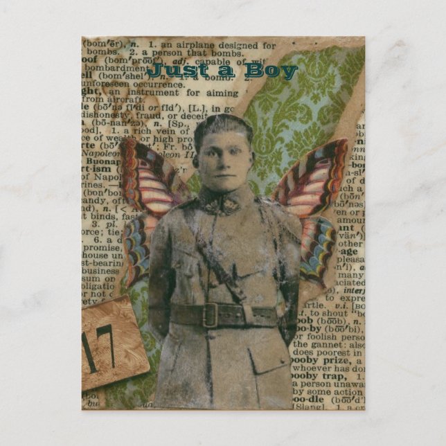 Just a Boy Postcard (Front)