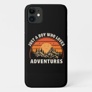 just a boy who loves adventures iPhone 11 case