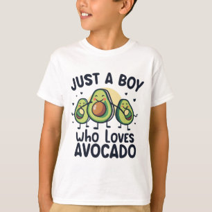 Just A Boy Who Loves Avocado T-Shirt